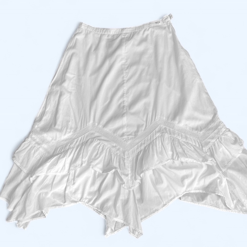 Vintage Ralph Lauren Prairie Great Plains Ruffle Skirt (Size 14)